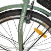 Велосипед SPARK CITY VISTA (колеса - 26", сталева рама - 17") з оливковим кошиком