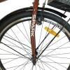 Велосипед SPARK CITY LIRA (колеса - 26", сталева рама - 17") з кошиком коричневий